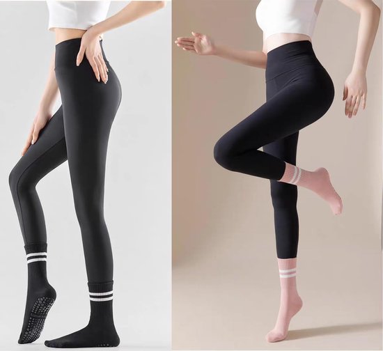 3 Paar Antislip Sokken Dames - Yoga, Pilates, Ballet — afbeelding 3