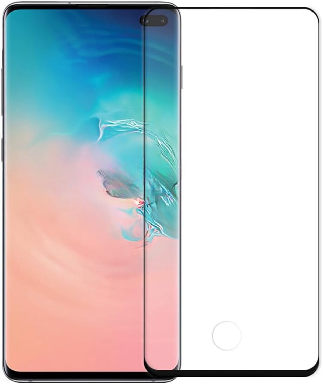 2 Stuks Gehard Glas Beschermfolie Schermen voor Samsung Galaxy S10