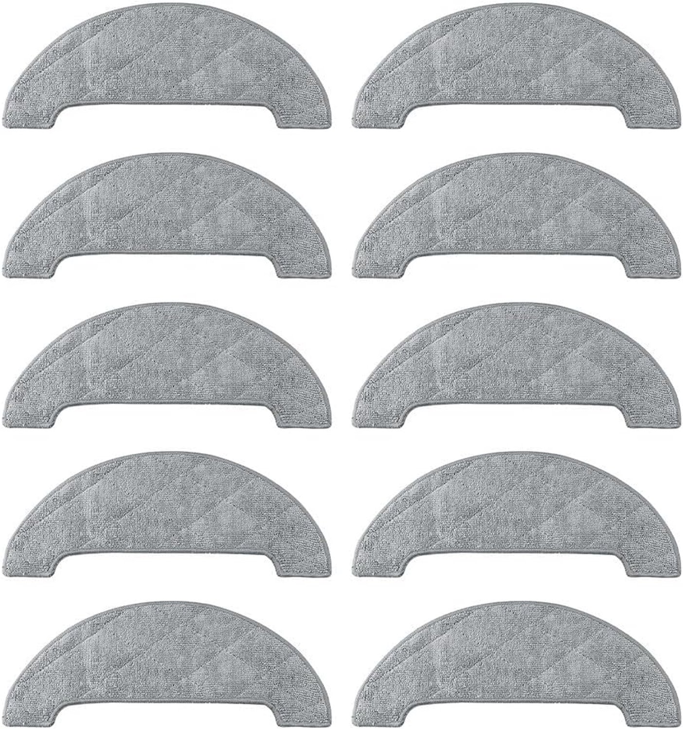 Pads Vervangend Onderdeel voor Honiture voor Q6 Pro, voor Laresar voor L6 Pro, voor AIRROBO T10+ Robot Stofzuiger Accessoires, Stofzuiger Mop Doek Pads Onderdeel (10 PACK)