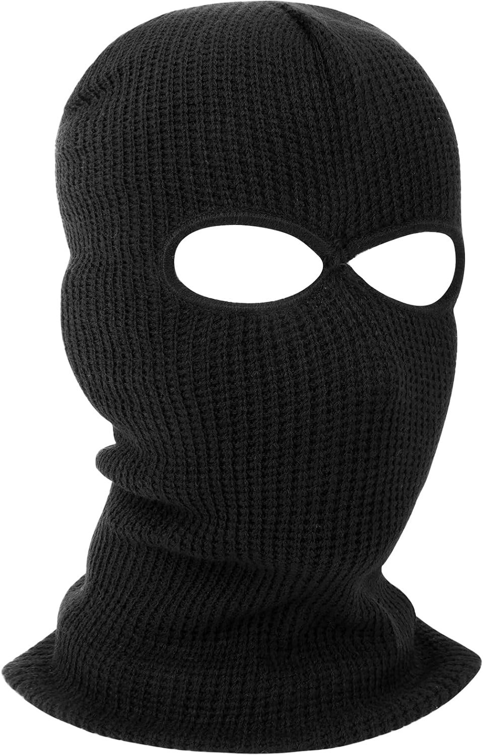 3-gaats / 2-gaats stormmasker, gebreide bivakmuts, skimuts voor motorfiets en fiets, multifunctioneel masker