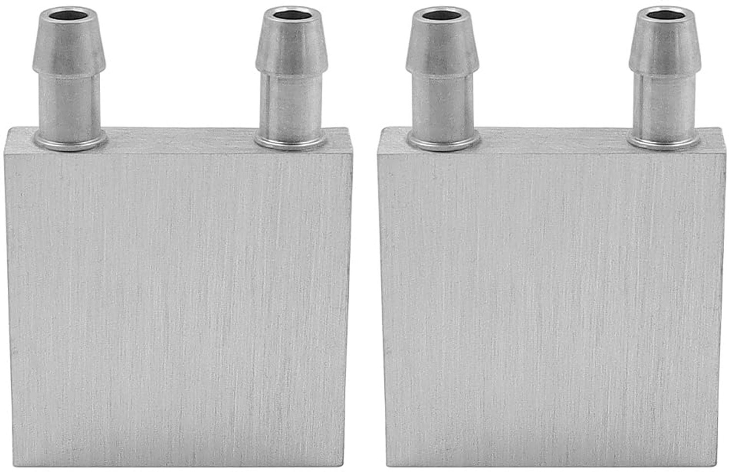 Waterkoelblok, endotherm, watergekoelde koellichaam, koellichaam, koellichaam koeler, CPU (40 x 40 mm), 2 stuks