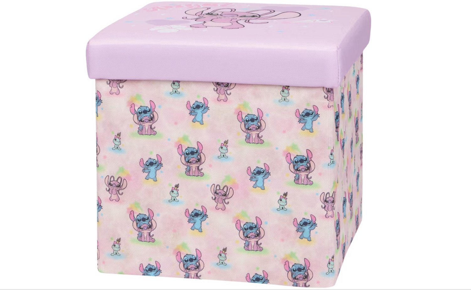 Lilo en Stitch poef- Lilo en stitch kruk - lilo en stitch opberg poef 30x30 cm