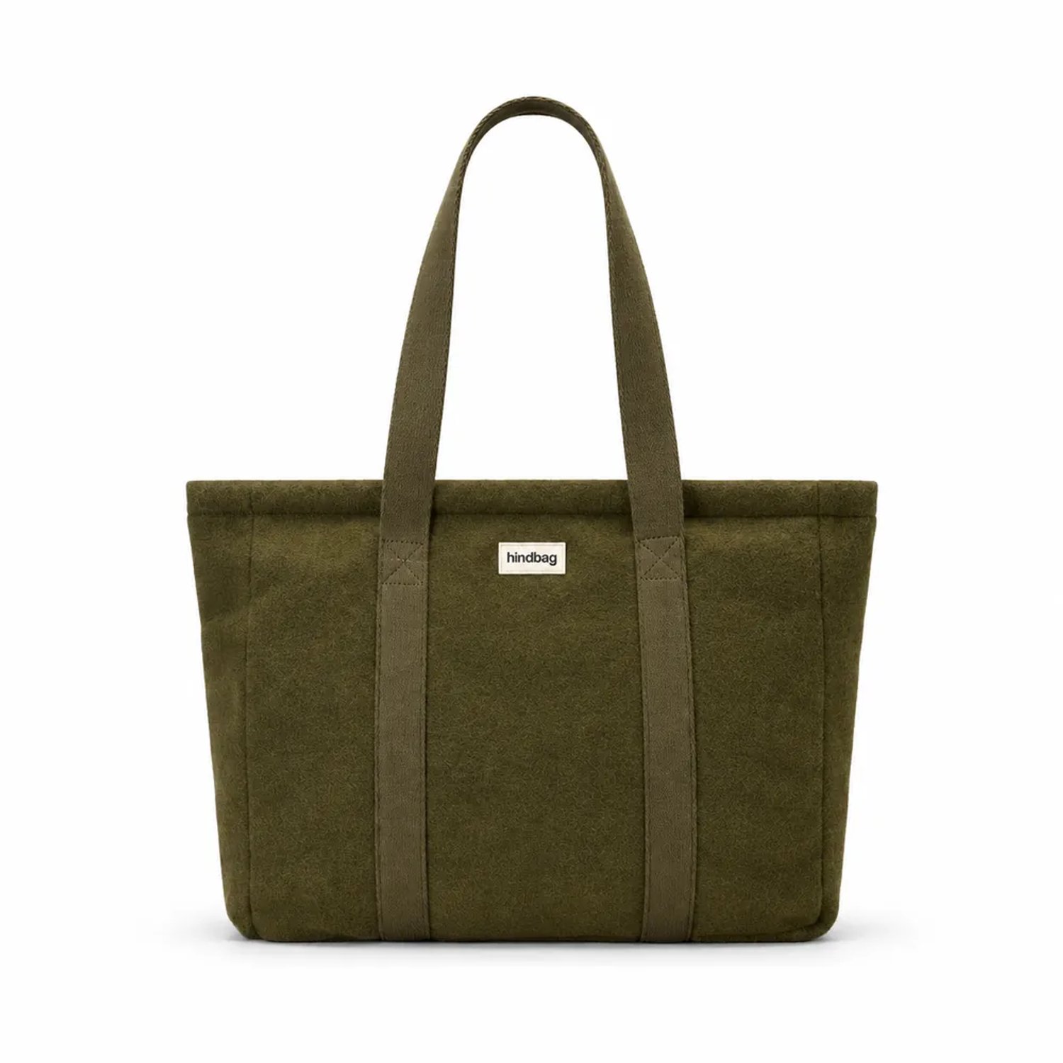 Hindbag schoudertas Cesar wol-look groen