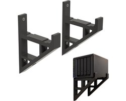 Wandhouder geschikt voor Synology DiskStation DS418, DS418play, DS420+, DS423+, DS425+, DS920+ & DS923+ - Houder voor NAS apparaat