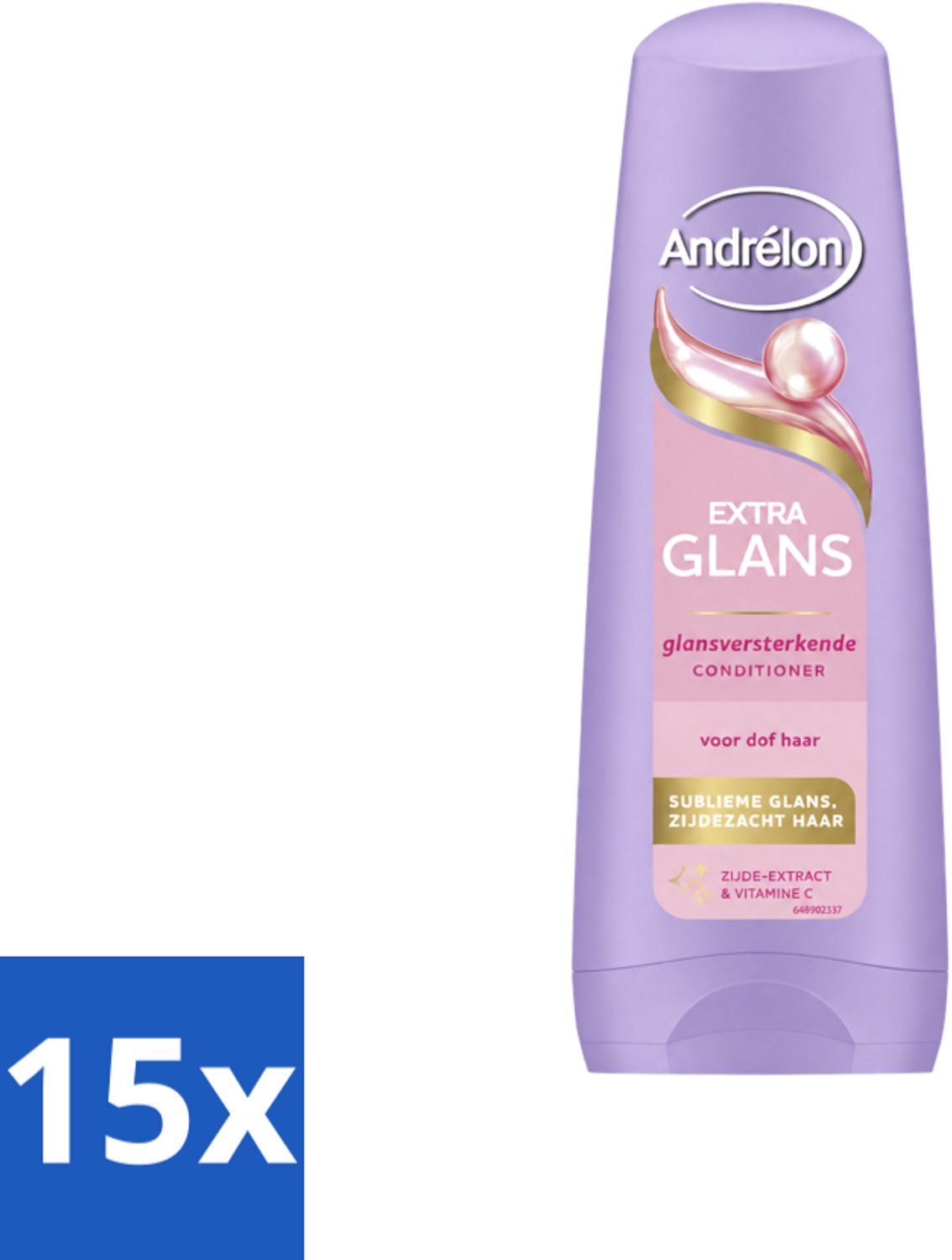 15 x Andrélon – Conditioner – Extra Glans – 200 ml - Voordeelverpakking - 15 stuks