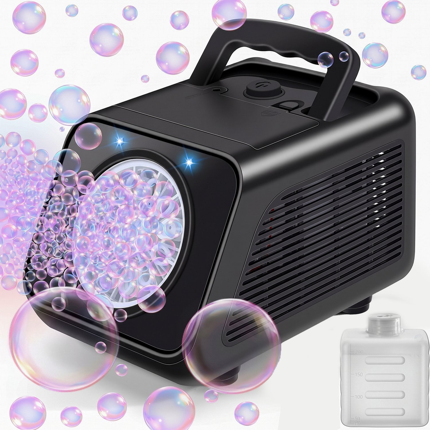 Nolad - Bellenblaasmachine - Professioneel Bubbelsysteem - 20.000 Bubbels per minuut - Zwart