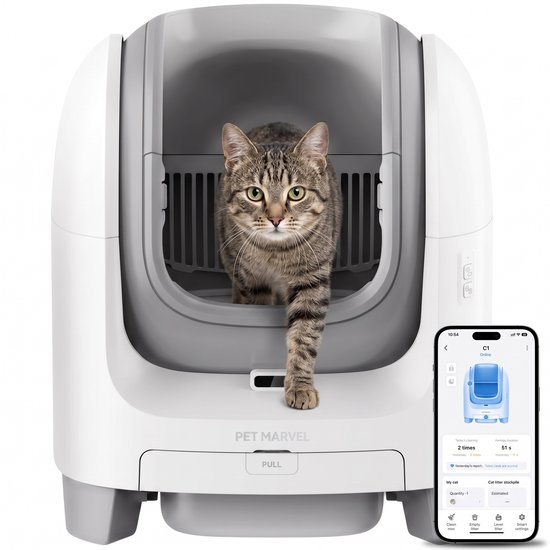 Pet Marvel C1 – Automatische Kattenbak XXL