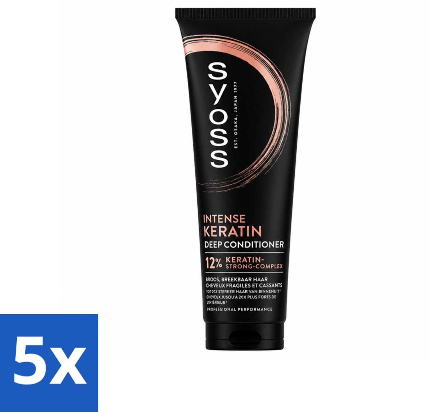 5 x Syoss - Keratin Conditioner - 250 ml - Voordeelverpakking - 5 stuks