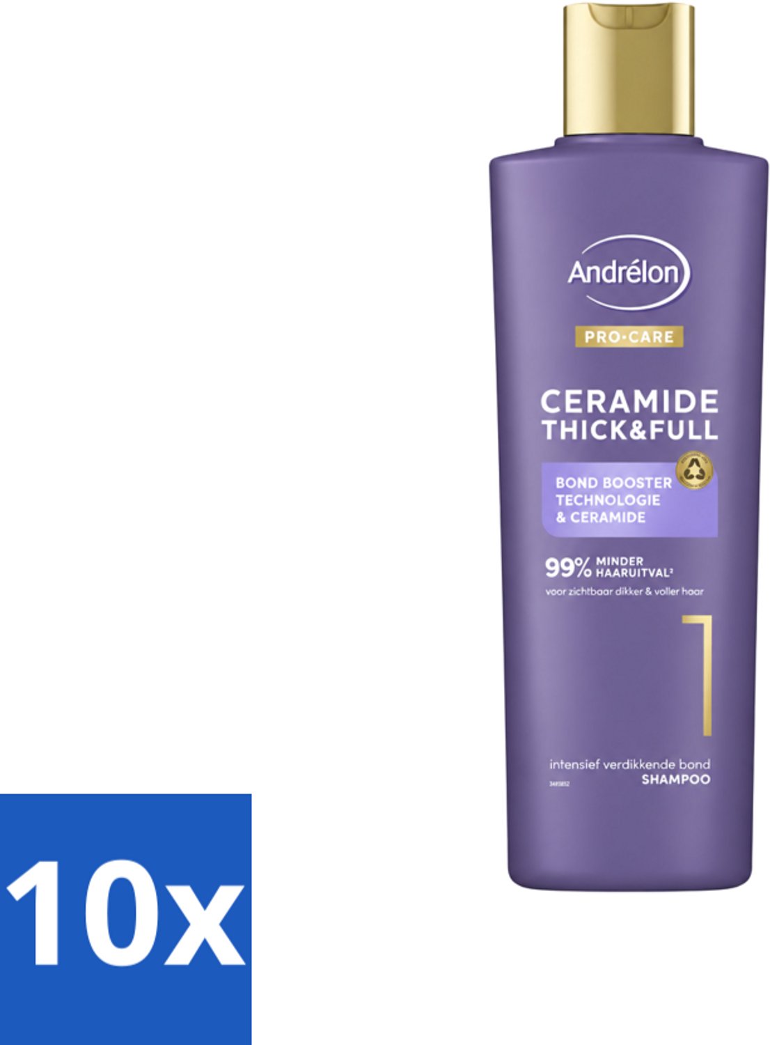 10 x Andrélon – Shampoo – Pro Care – 250 ml - Voordeelverpakking - 10 stuks