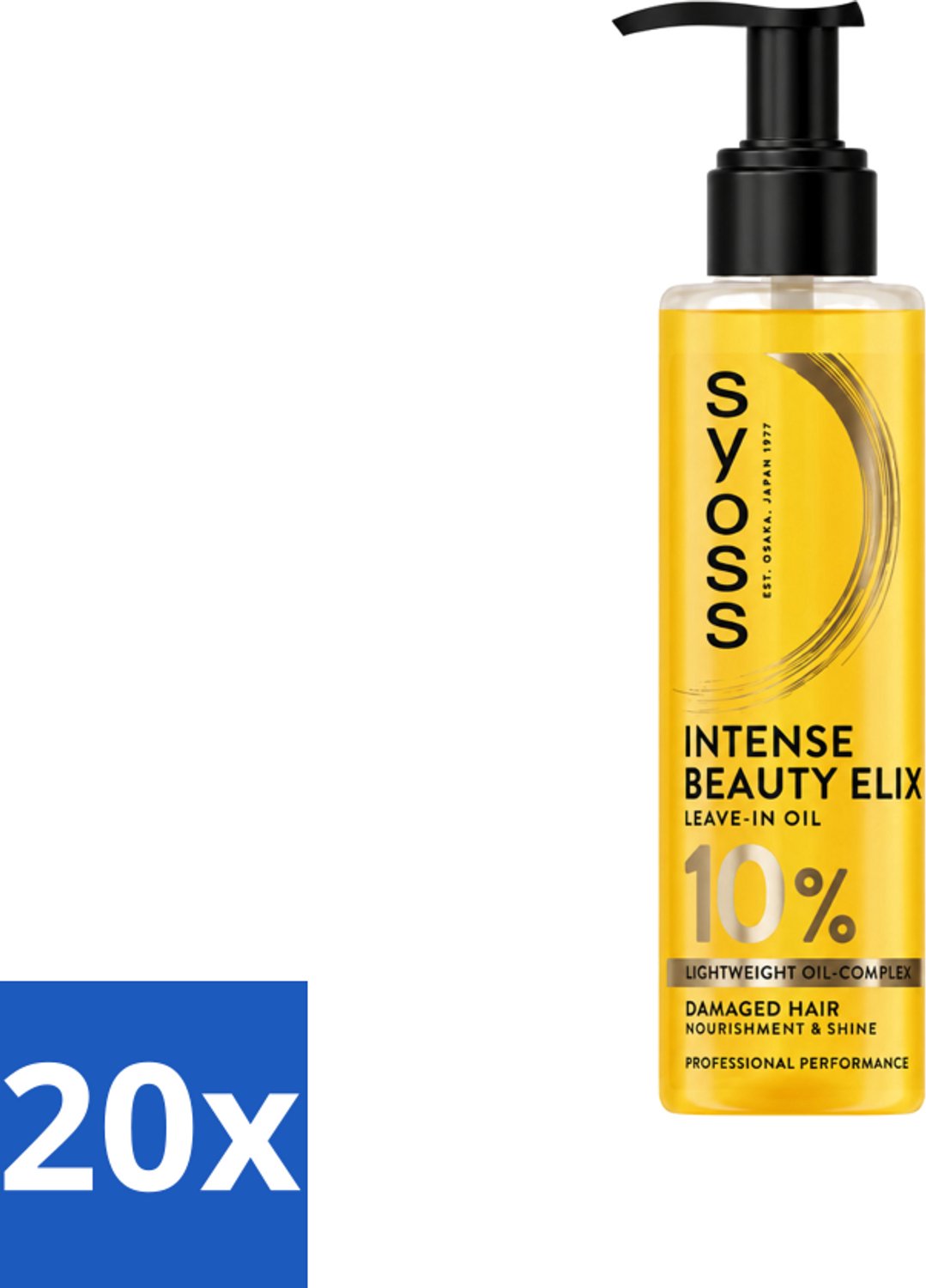 20 x Syoss - Beauty Elixir - Haarolie - Voedt & Glanst - 100 ml - Voordeelverpakking - 20 stuks