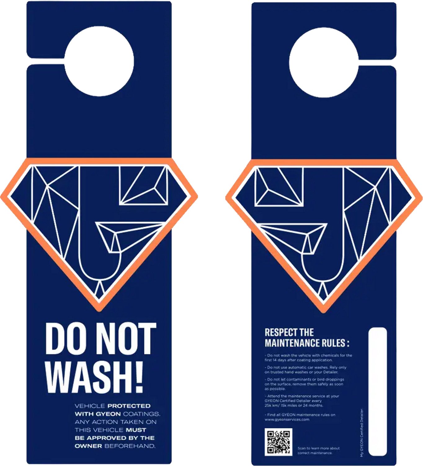 GYEON - Do Not Wash Mirror Hanger - 25 Items