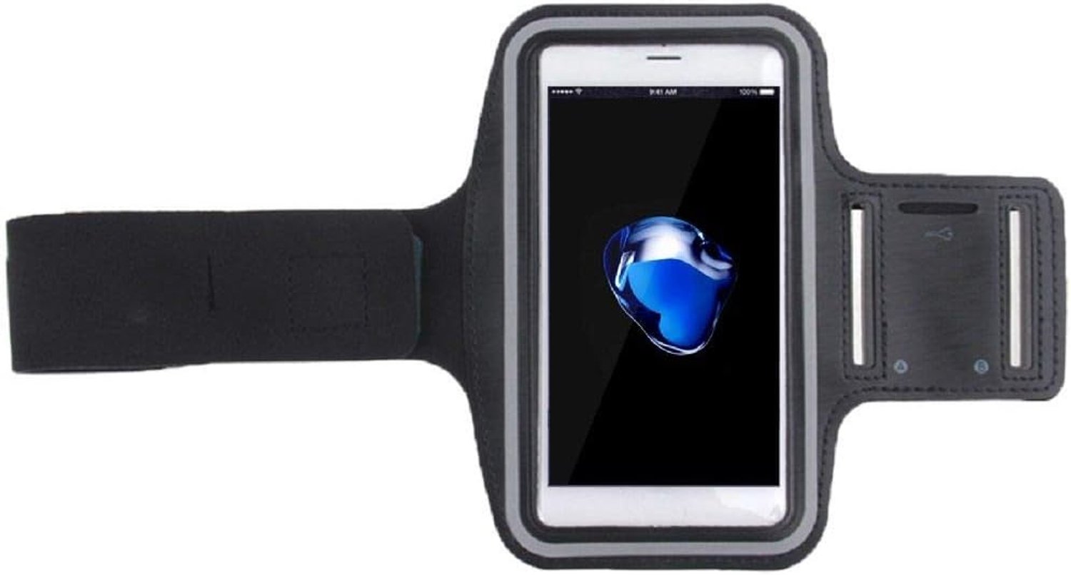 Armhoes Armband Sport Running Fiets Wandelen Fietsen Gym voor Highscreen Easy XL Pro - Zwart