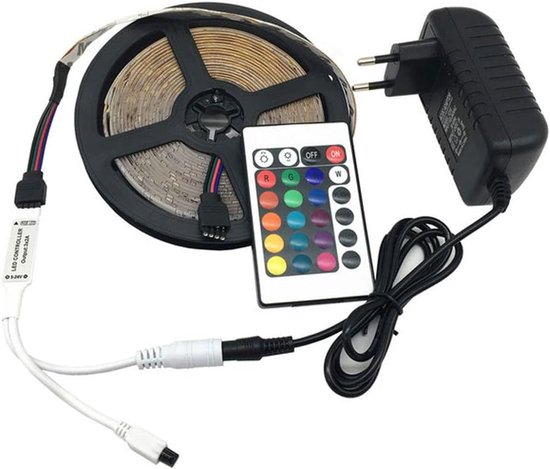 YWXLight LED Strip verlichting RGB-300 LED-Strip licht 5m 60LEDs/m SMD 2835 LED Strip 12V NoWaterproof flexibele LED Strip licht