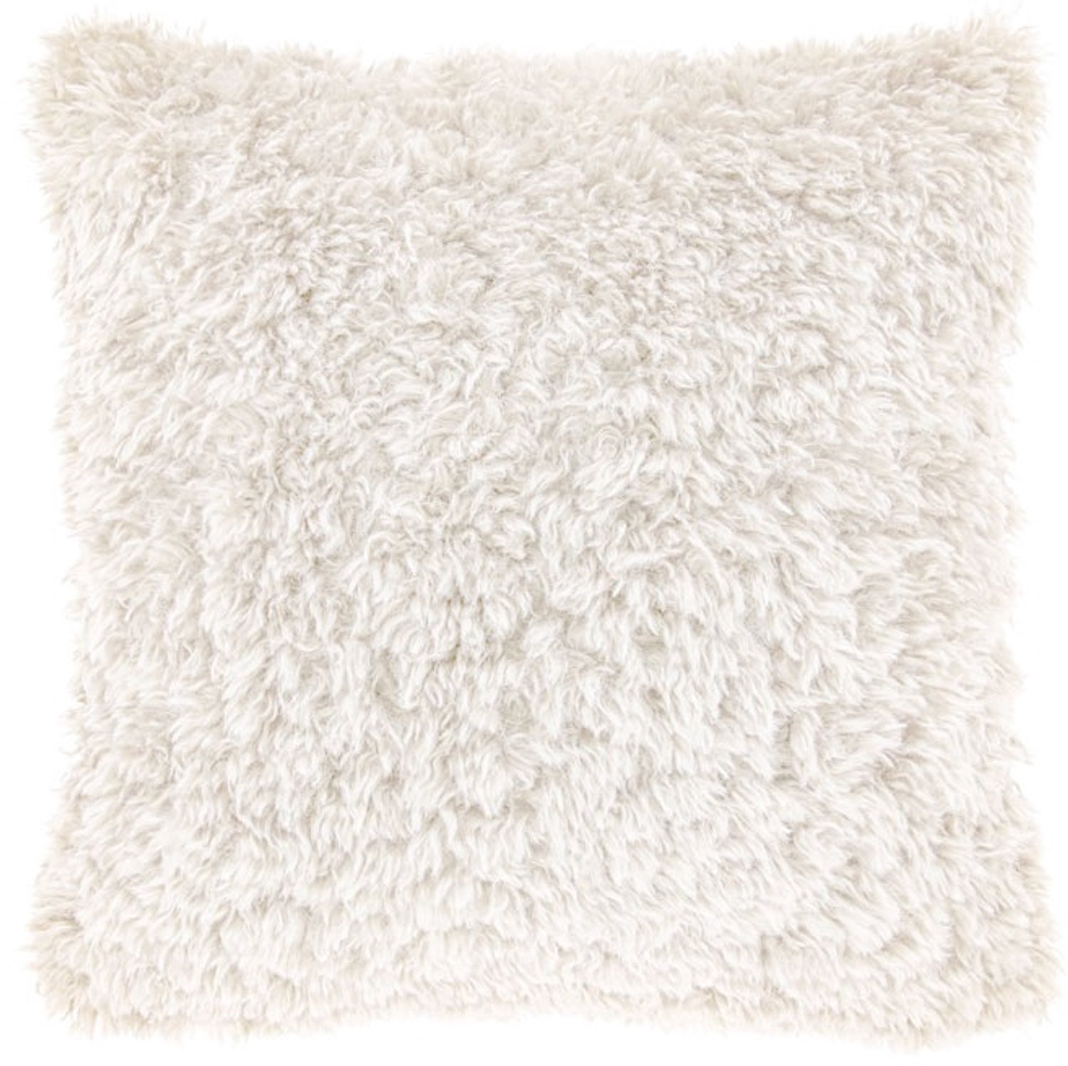 Unique Living Sierkussen Alba - dove white - 45x45cm Wit