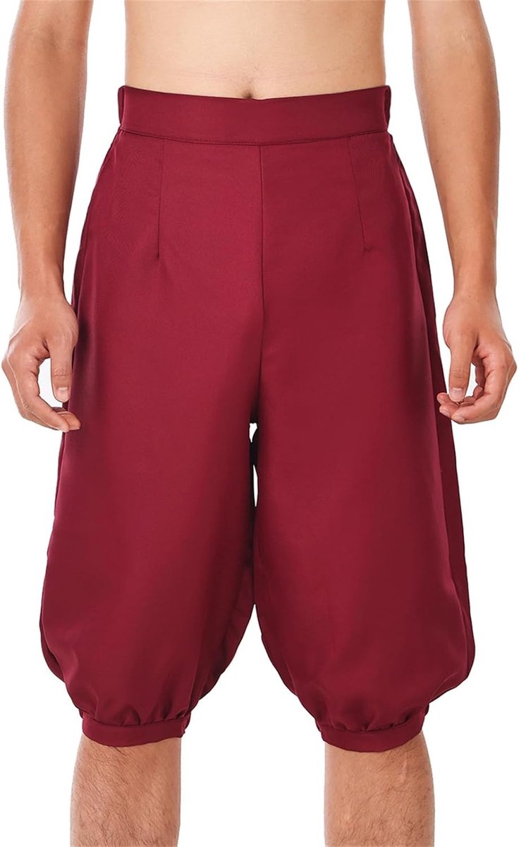 Retro koloniale heren kostuum shorts - Steampunk stijl, chique en comfortabel, perfect voor evenementen en themafeesten