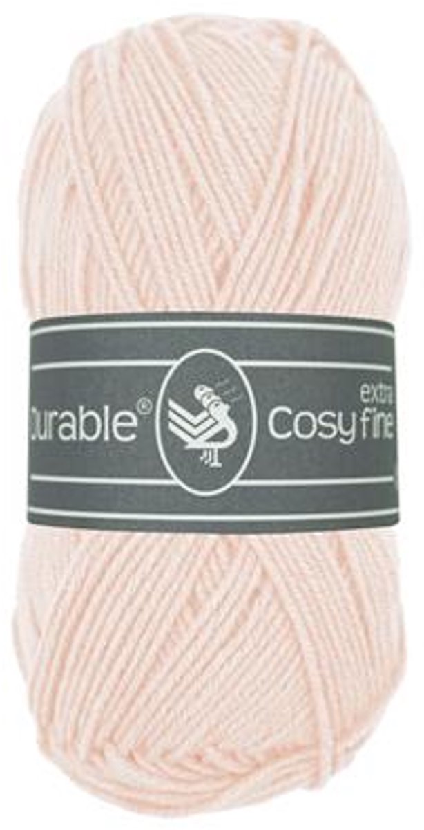 10 x Durable Cosy extra fine - katoen en acrylgaren - Pale Pink (2192) - haakgaren/breigaren - naald 3 a 3,5mm