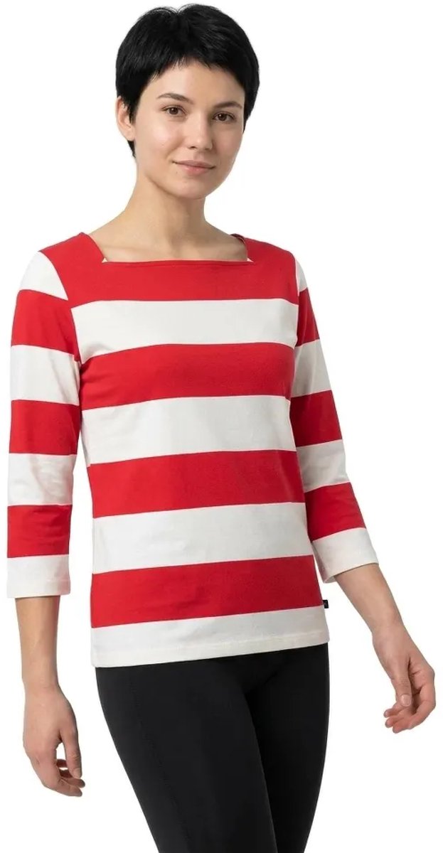 Sea Ranch Piper U Neck T-shirt Met 3/4 Mouw Rood XL Vrouw