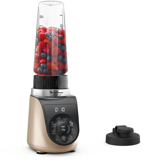 Moulinex Blend Up LM190AF0 blender 0,85 l Blender voor op aanrecht 1000 W Zwart, Goud van Merkloos — afbeelding 2