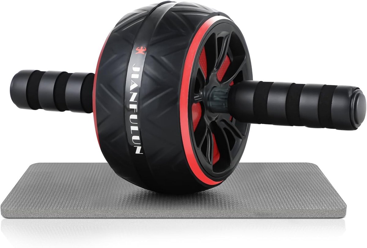 Abdominal Roller met Knie Mat voor Effectieve Spiertraining en Thuis Fitness Oefeningen