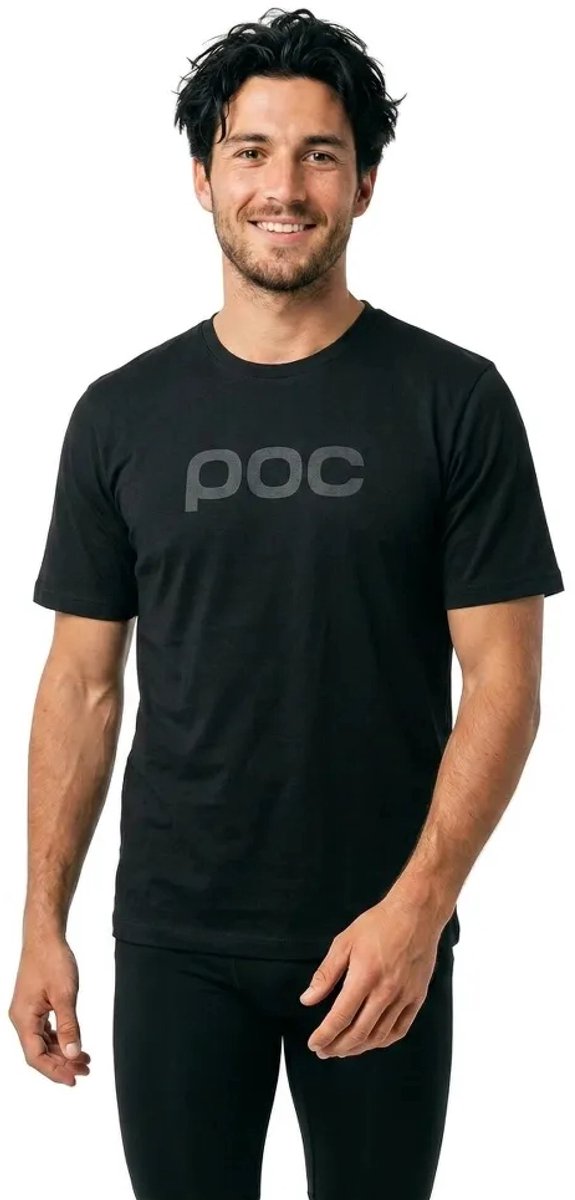 Poc T-shirt Met Korte Mouwen 2XL Man Zwart