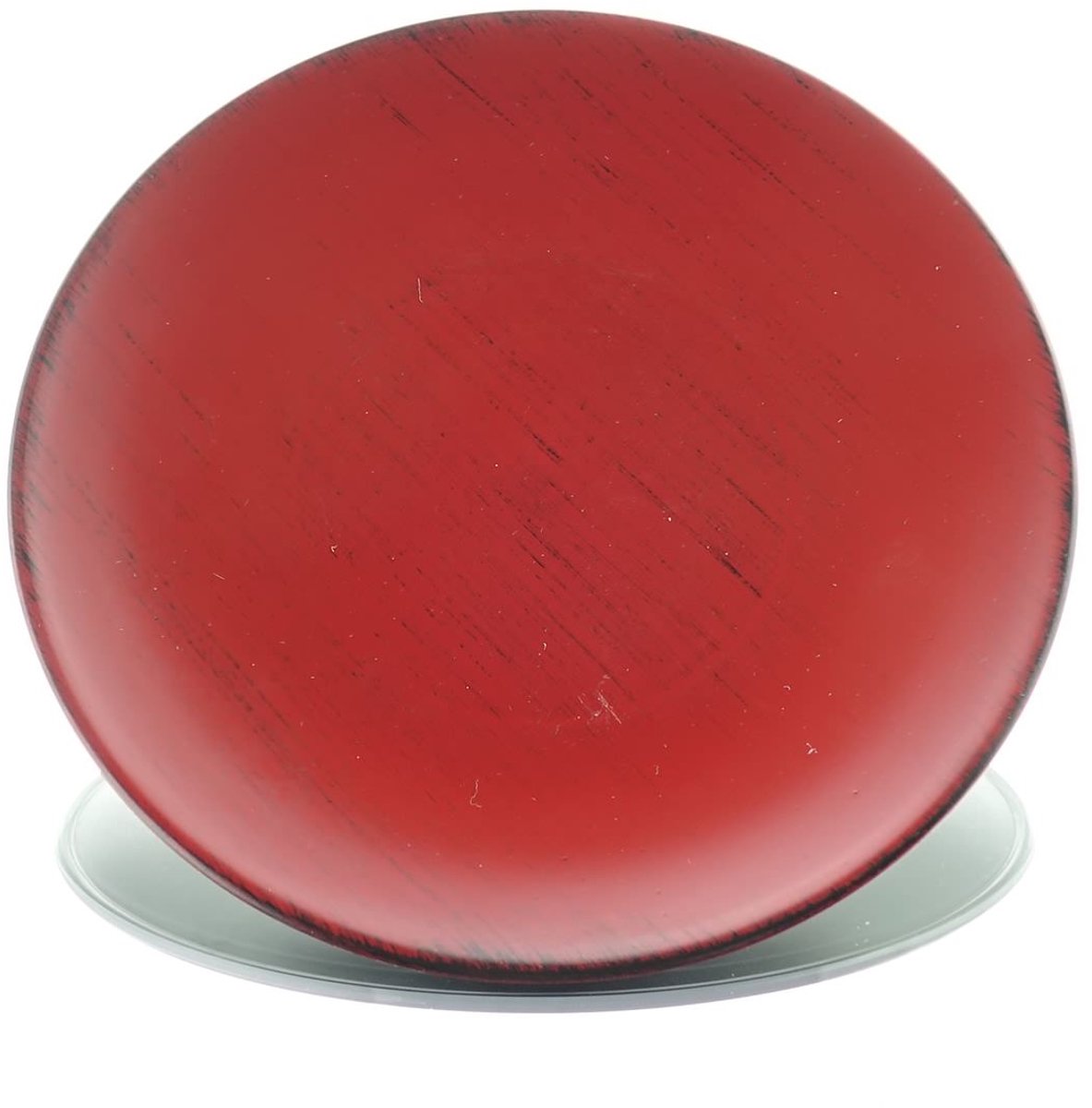 Scheulen Decoratiebord Rood mat-antiek Ø 18 cm - kunststof