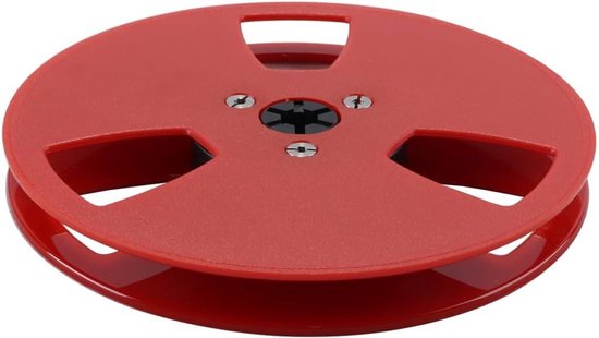 Lege 1/4 5 Inch Tape Reel van Aluminium Legering voor Open Reel Audio, Geschikt voor TEAC, ReVox en Studer, 3 Gaten (Rood) — afbeelding 5