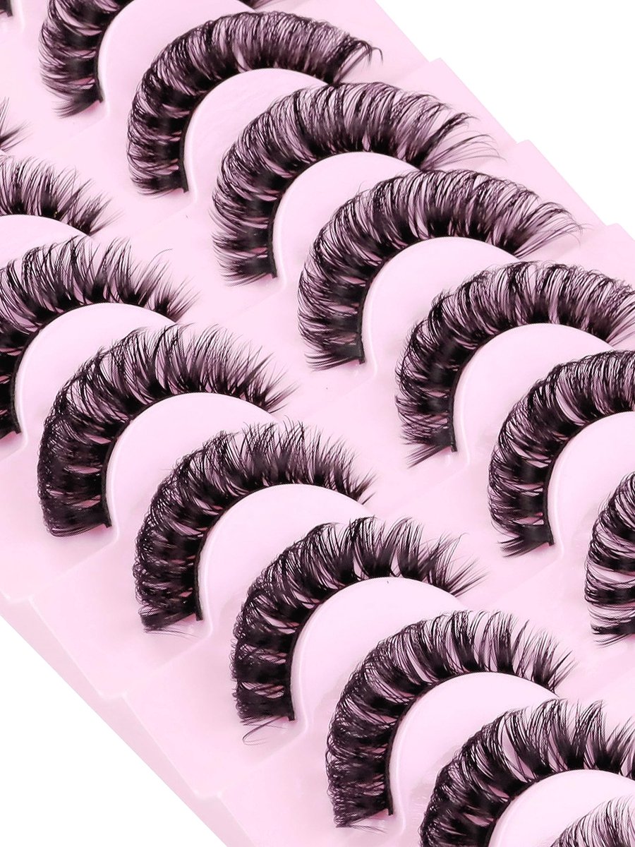 BELEVO Natuurlijke wimper 10 paar kunstwimpers, Cat Eye herbruikbaar - ShopVlot