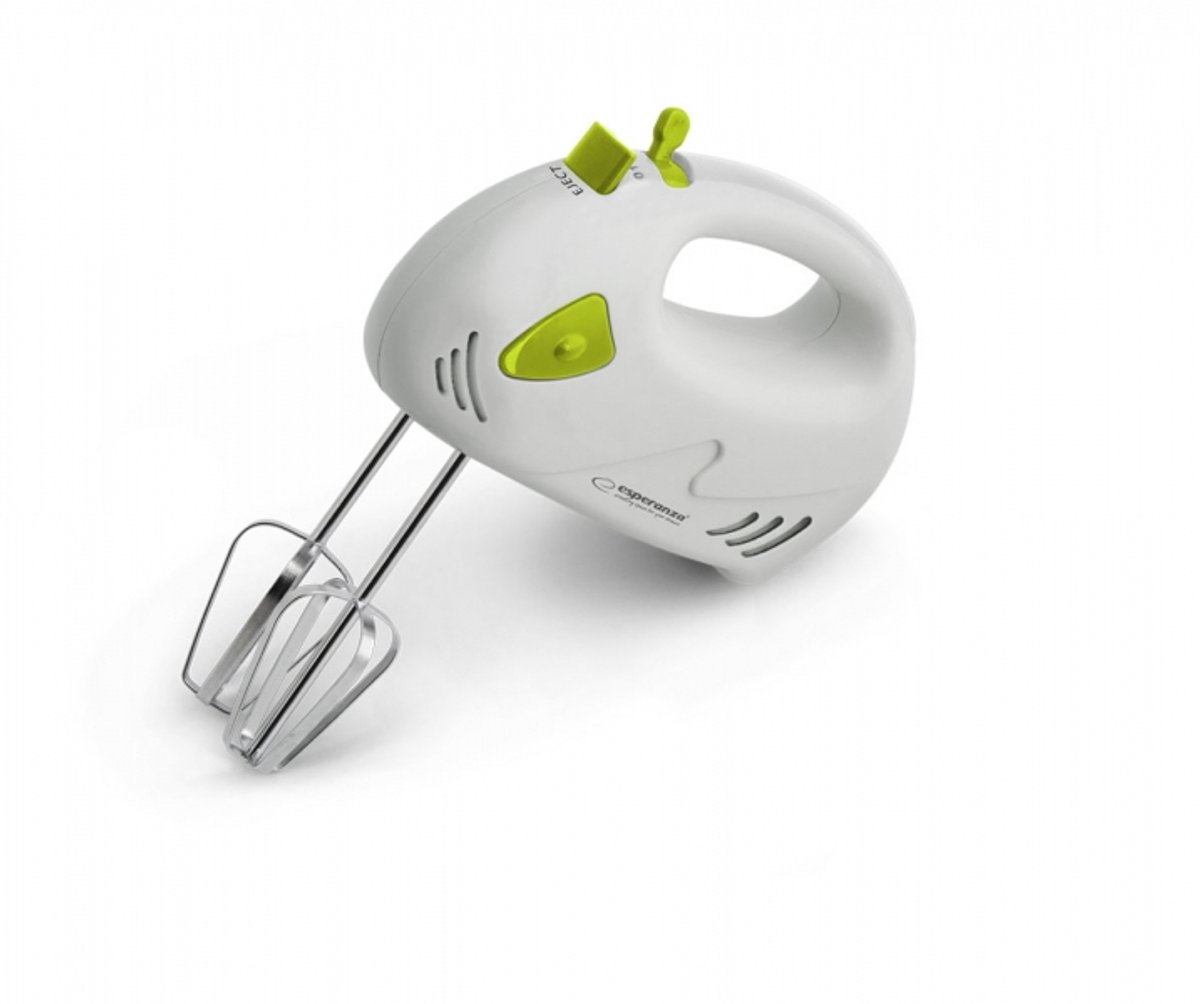 Esperanza Handmixer - 150W - Ergonomisch handvat - Muffin Groen