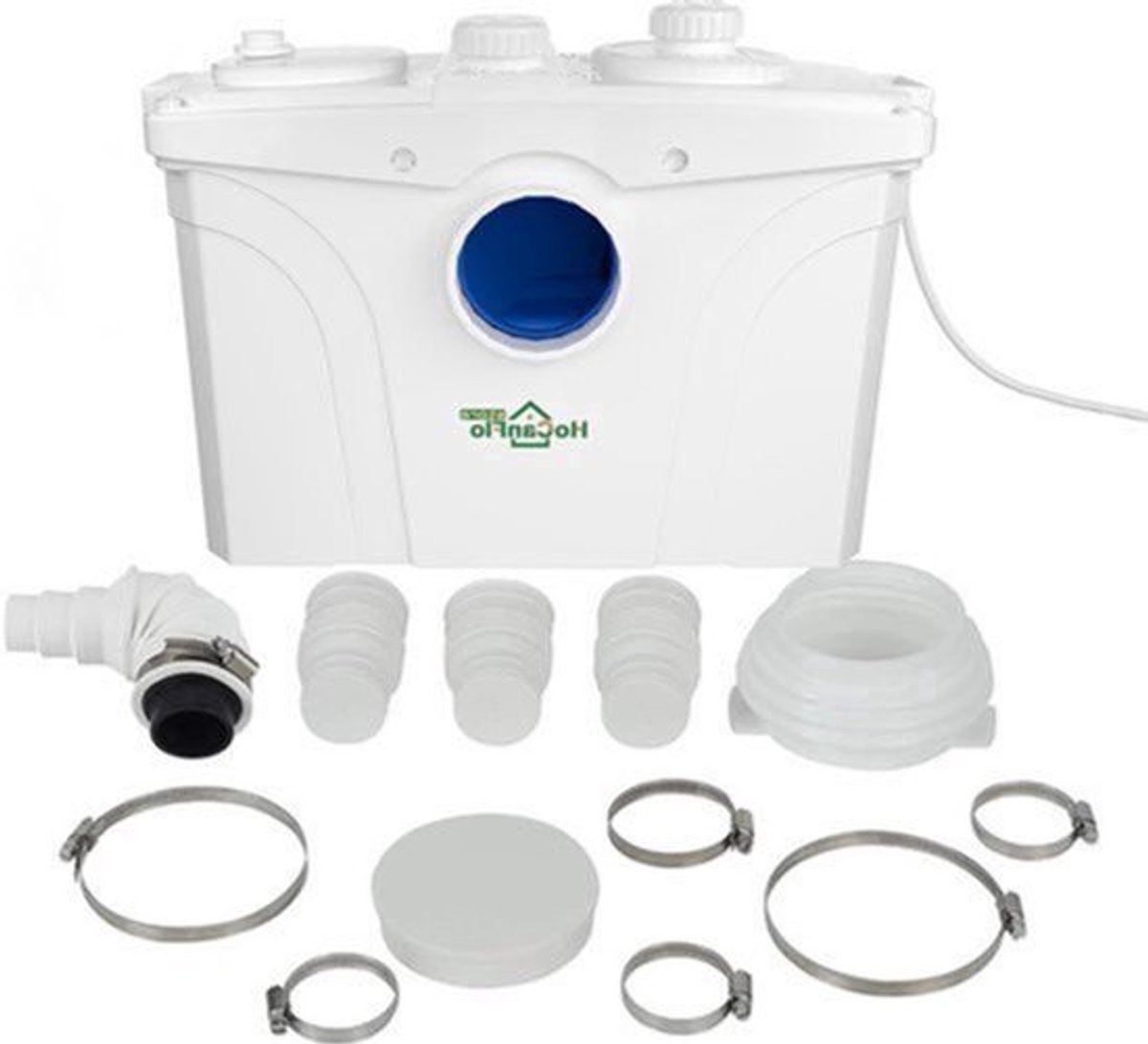 Afvalwaterpomp – Vuilwaterpomp – Opvoerstation – Hefsysteem – Huishoudelijk Afvalwatersysteem – 700W Motor – Roestvrijstalen Schoepen – Debiet tot 200 L/min – Stil en Compact