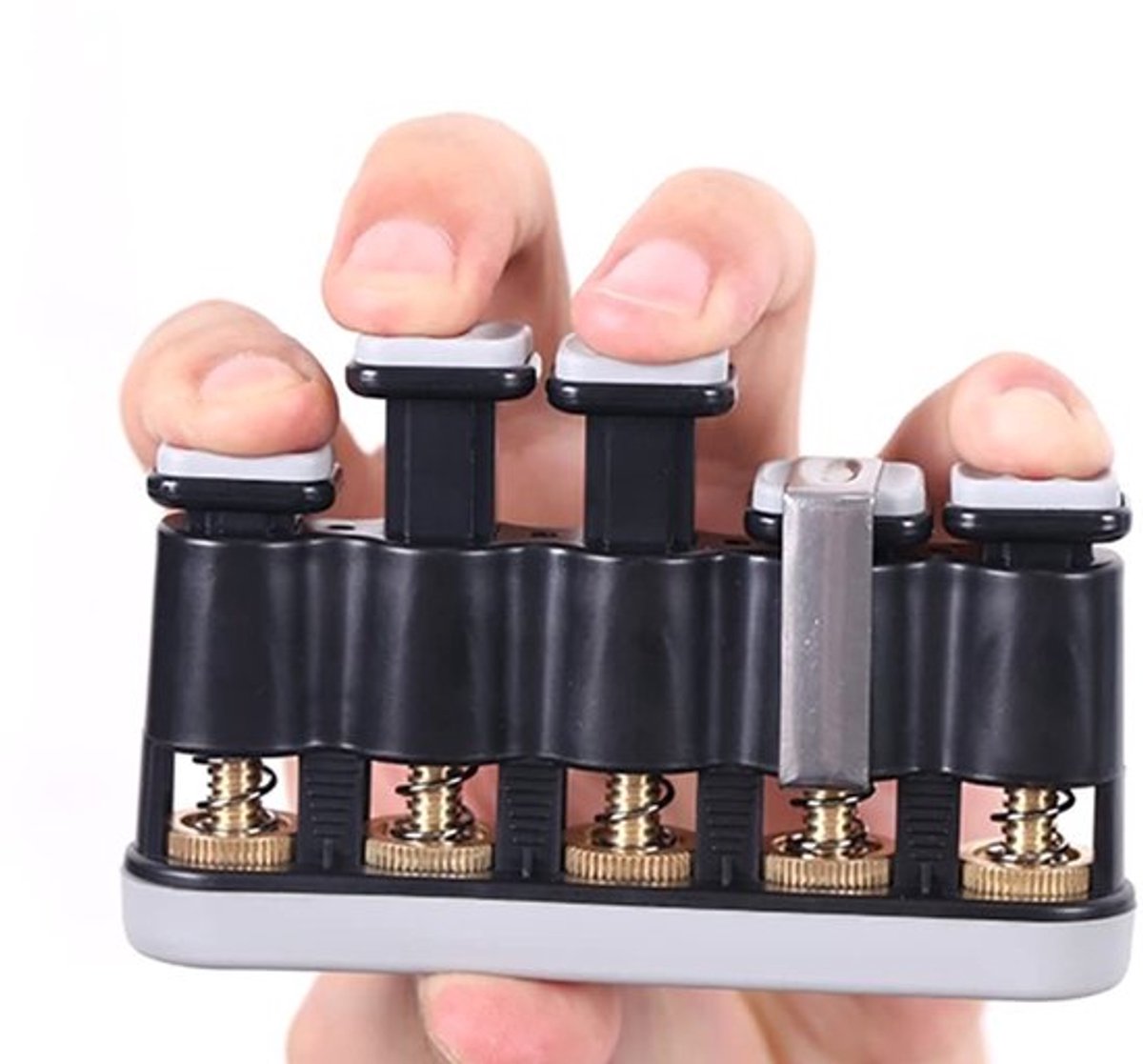 VT Goods - Vinger- en handtrainer - Krachttrainer voor gitaar en piano - Grijs
