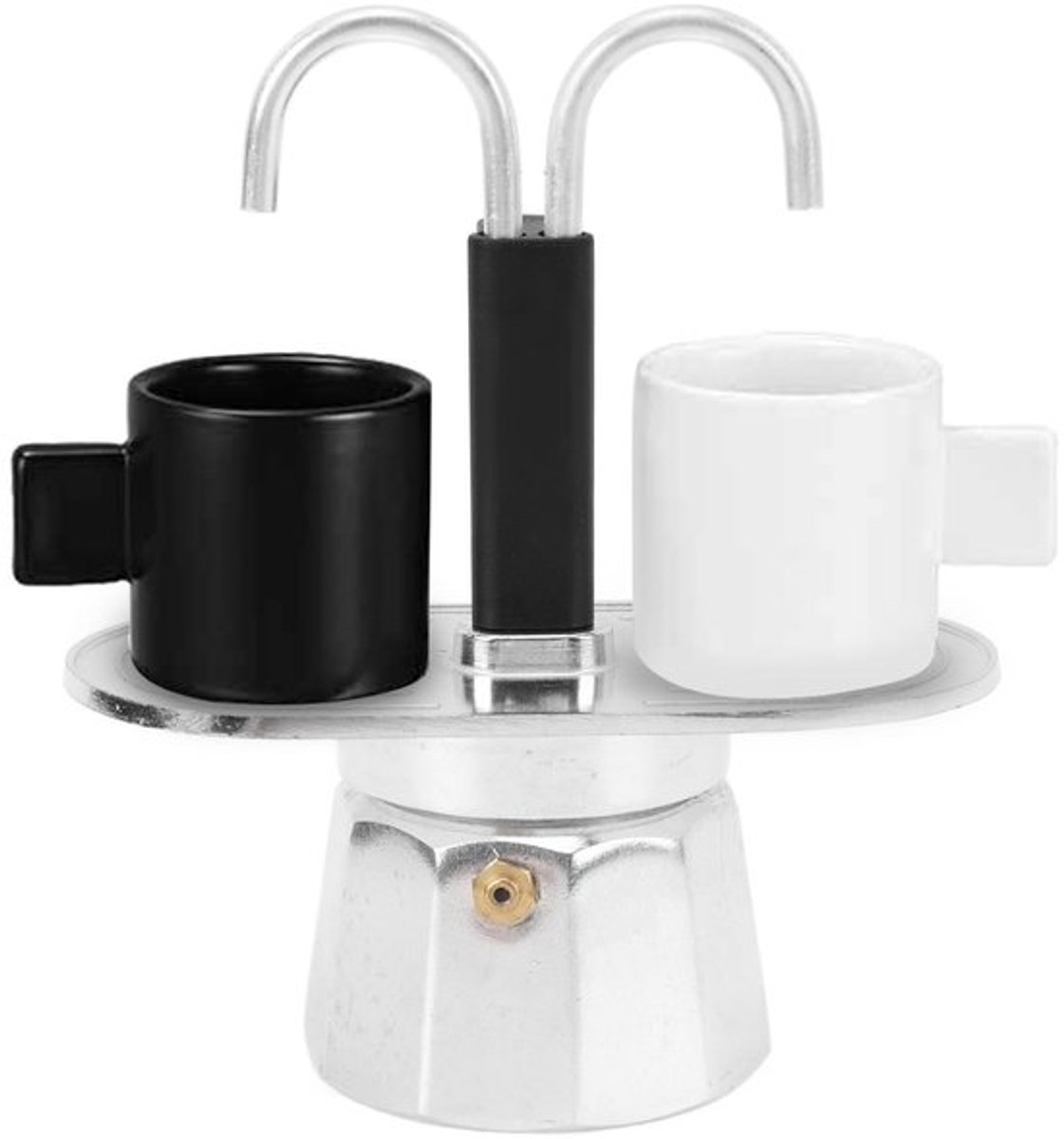 Allecto - Koffiezetapparaat - Dubbele Uitloop - Ideale Warmtegeleiding