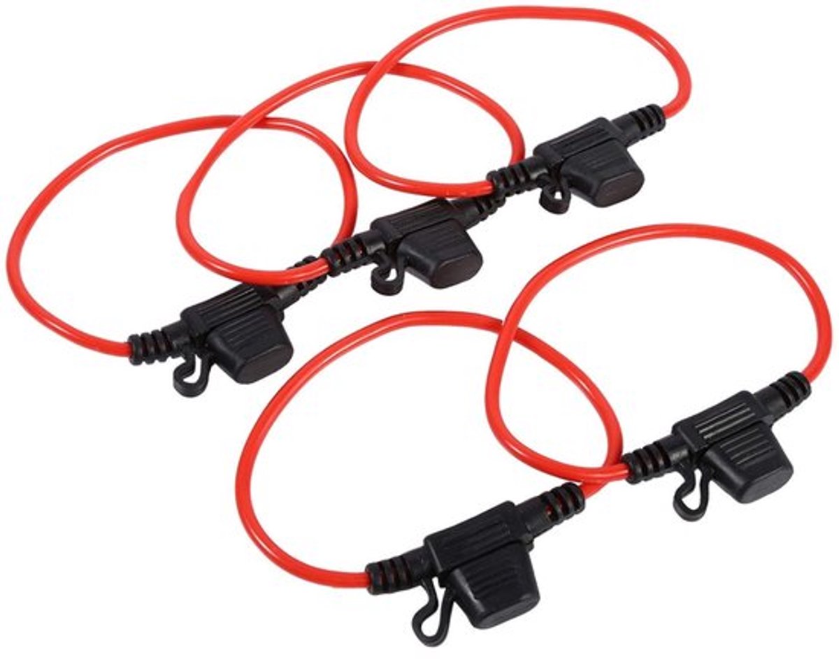 Dailygoody Waterdichte Inline Fuse Holders 5 Stuks Voor Auto en Boot 14 AWG Popular