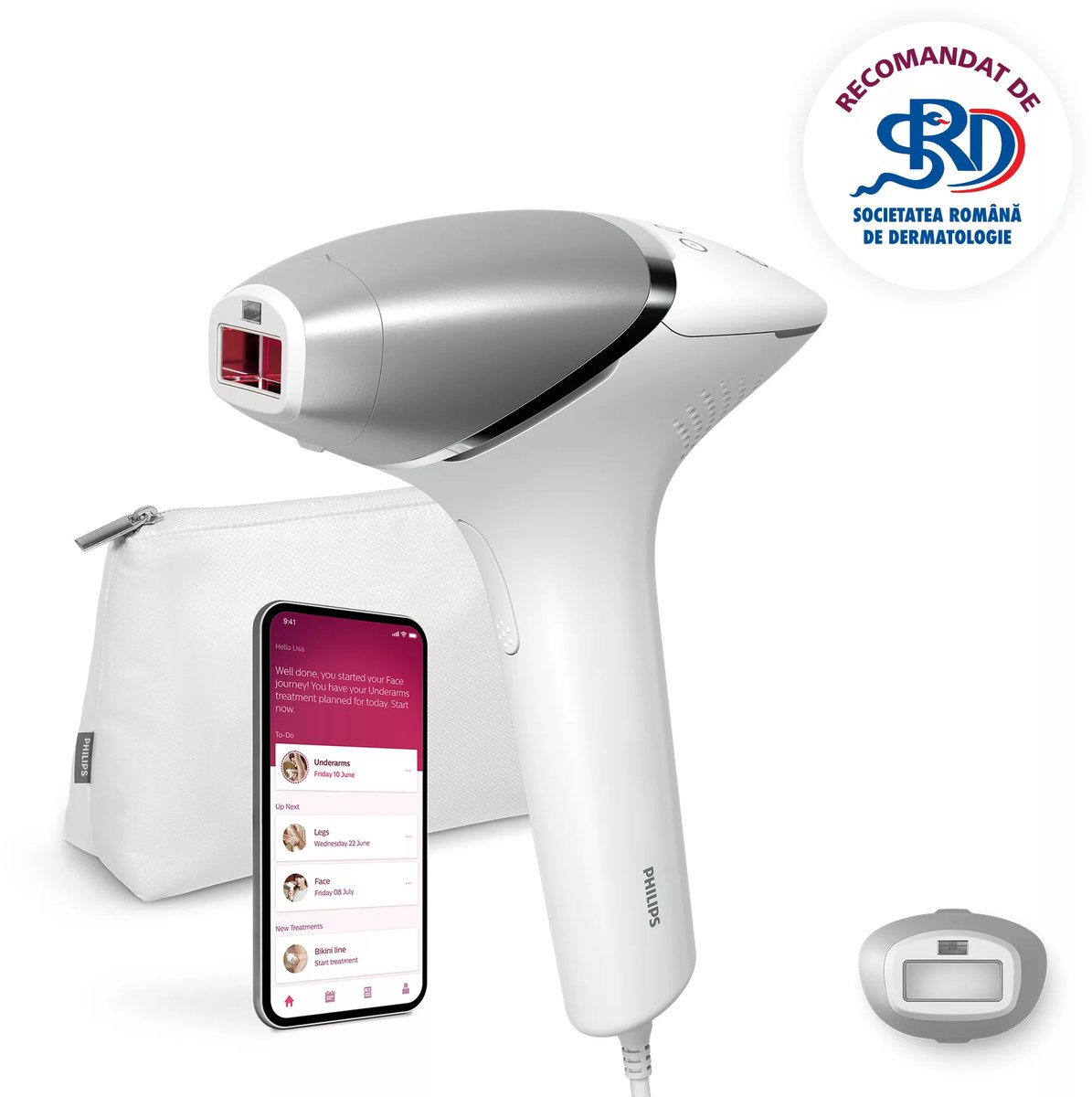 Philips Lumea IPL 8000 BRI940/00 - SenseIQ - SmartSkin - 450000 flitsen