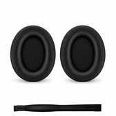Set Oorkussens voor Sennheiser Koptelefoon - HD 280 PRO Oorkussen - HD 280 Silver / HD 281 / HMD 280 / HMD 280 PRO / HMD 280-XQ / HMD 281 - Kunstleer met Traagschuim - Zwart