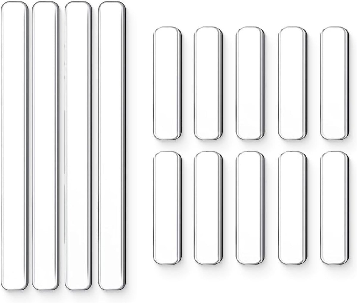 Set van 14 Transparante Siliconen Stootbuffers voor Meubels en Deuren - Schokabsorberende Bescherming voor Laptops en Lades