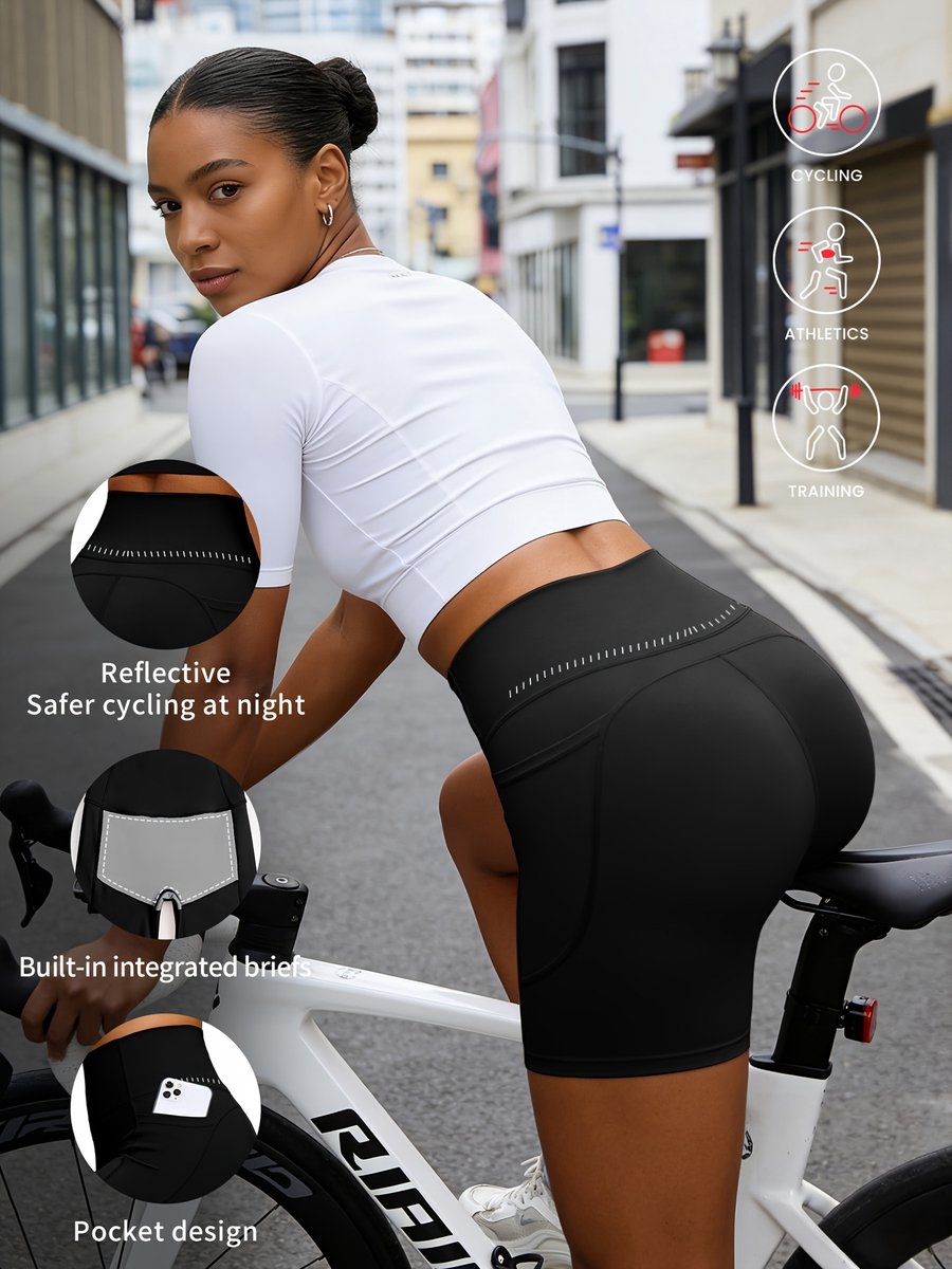 Currero Biker Short Dames Gymshort Korte Legging Lange Onderbroek Bikershort Met Pijpjes Donkergrijs