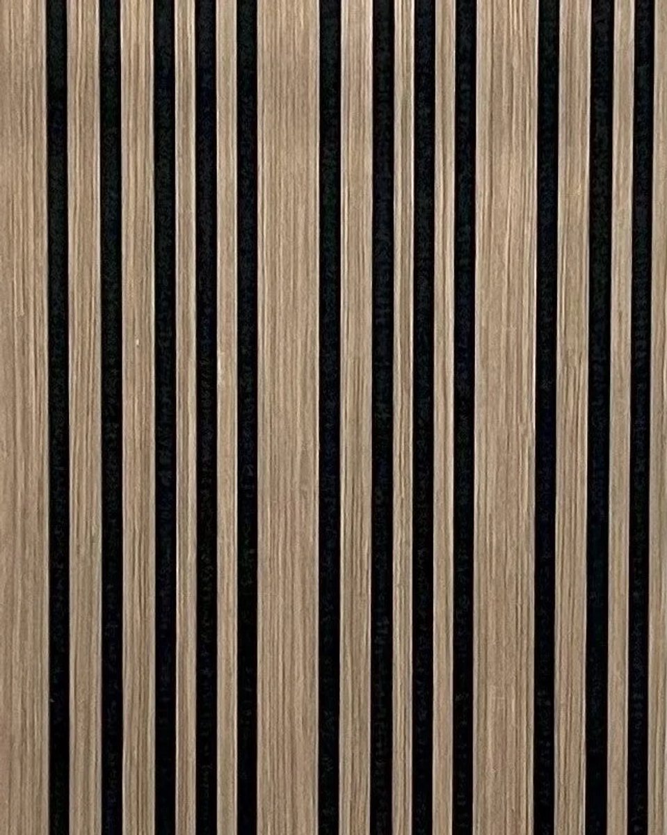 Akoestische wandpaneel | 60×270 cm | Walnut | Gevarieerde latten | Akoestische wandbekleding | Houten wandpanelen | Geluidsabsorberend | Wanddecoratie | Modern interieur | Voor woonkamer, slaapkamer en kantoor