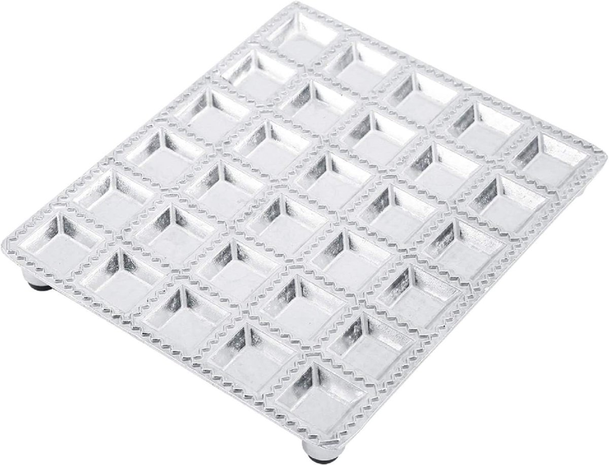 Ravioli-vorm van aluminiumlegering, energiebesparende bakvorm voor gebak, keukenhulp, mini squares ravioli maker, herbruikbare verpakking