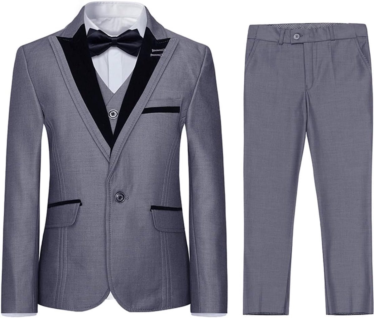 3-delig, klassiek, slim fit, bruiloft, bal, tuxedo jas, broek en vest