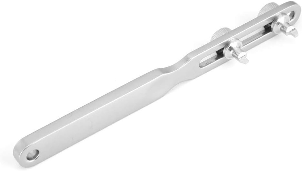 Dailygoods- Horlogekastopener Professioneel - Verstelbaar Gereedschap - Antislip Handgreep - Roestvrij Staal - Duurzaam - Essentieel voor Horlogerepar