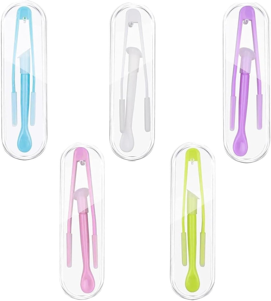 Dailygoods- Pincet voor Contactlenzen - 5 Stuks - Zuignap - Contactlenzenverwijderingsgereedschap - Kunststof - 7 x 2 cm - Contactlenshulpmiddelen