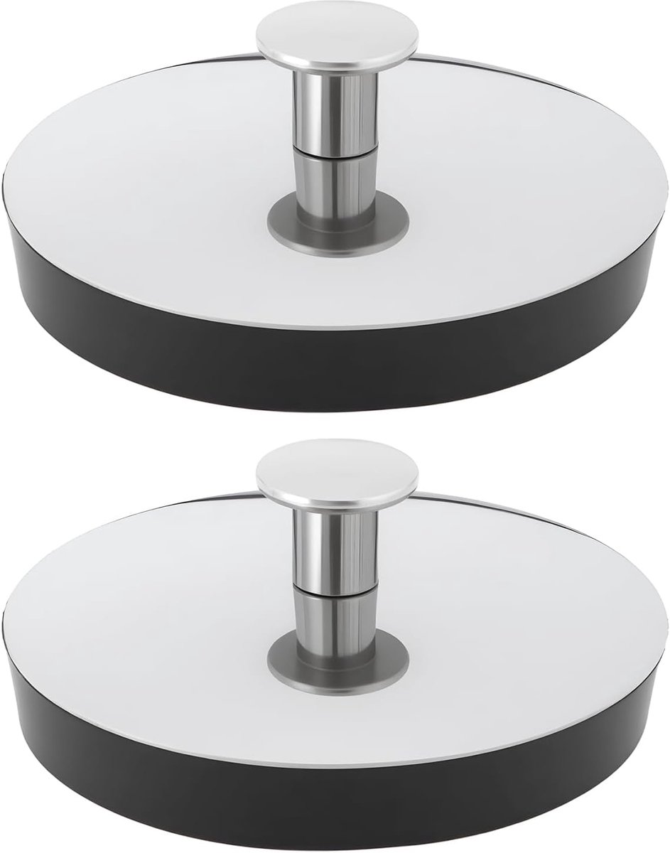 Dailygoods- Afvoerplug Grote Maat - 2 Stuks - Rubber - Antislip - Geschikt voor Bad en Wastafel - Afmetingen 55x22 mm - Afvoerstop