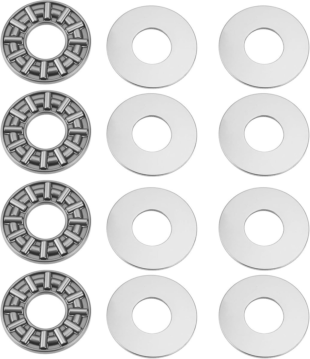 Dailygoods- Naaldlager 10mm/24mm - 4 Stuks - Hoogwaardig Staal - Slijtvast - Duurzaam - Geschikt voor Freesmachines - Rollager