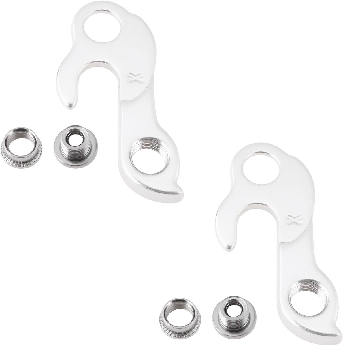 Dailygoods- Derailleurhanger Model GH-036 - Aluminium - 64mmx27mm - 9mm montagegat - Compatibel met Bianchi/Winora - Duurzaam ontwerp - Fietsderailleu