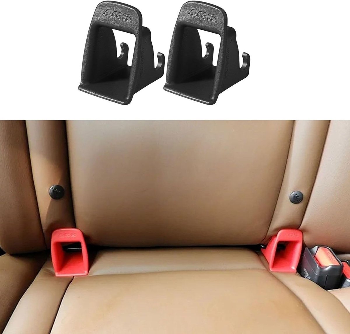 Dailygoods - Universele Isofix Adapter voor Autostoelen, Set van 2