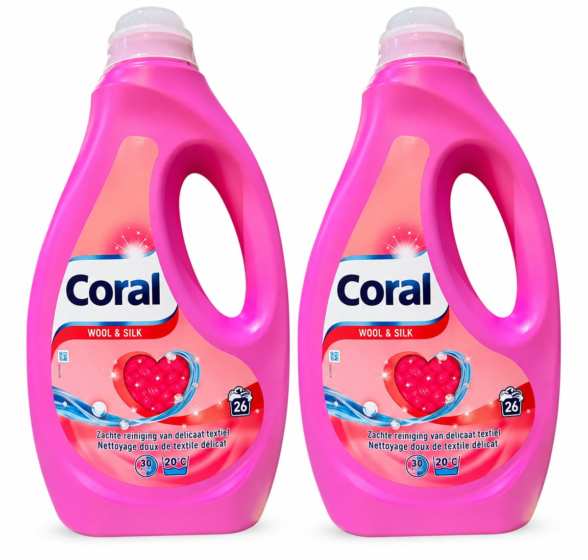Coral - Wool and Silk - Wasmiddel - 2X1,17L - 52 wasbeurten