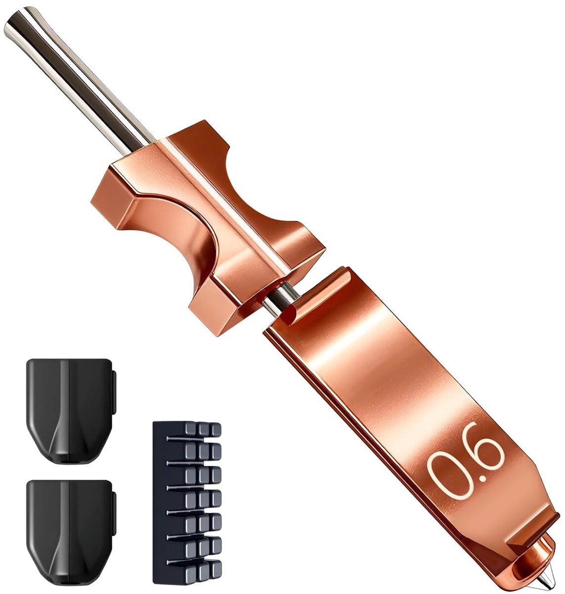 verbeterde 0,6 m hotend kit voor Flashforge AD5X mondstuk, volledig metalen 3s snel afneembare mondstuk, HTR 550 °C gehard stalen mondstuk, slijtvast, 32 mm³/s hoge stroom, 600 mm/s high-speed