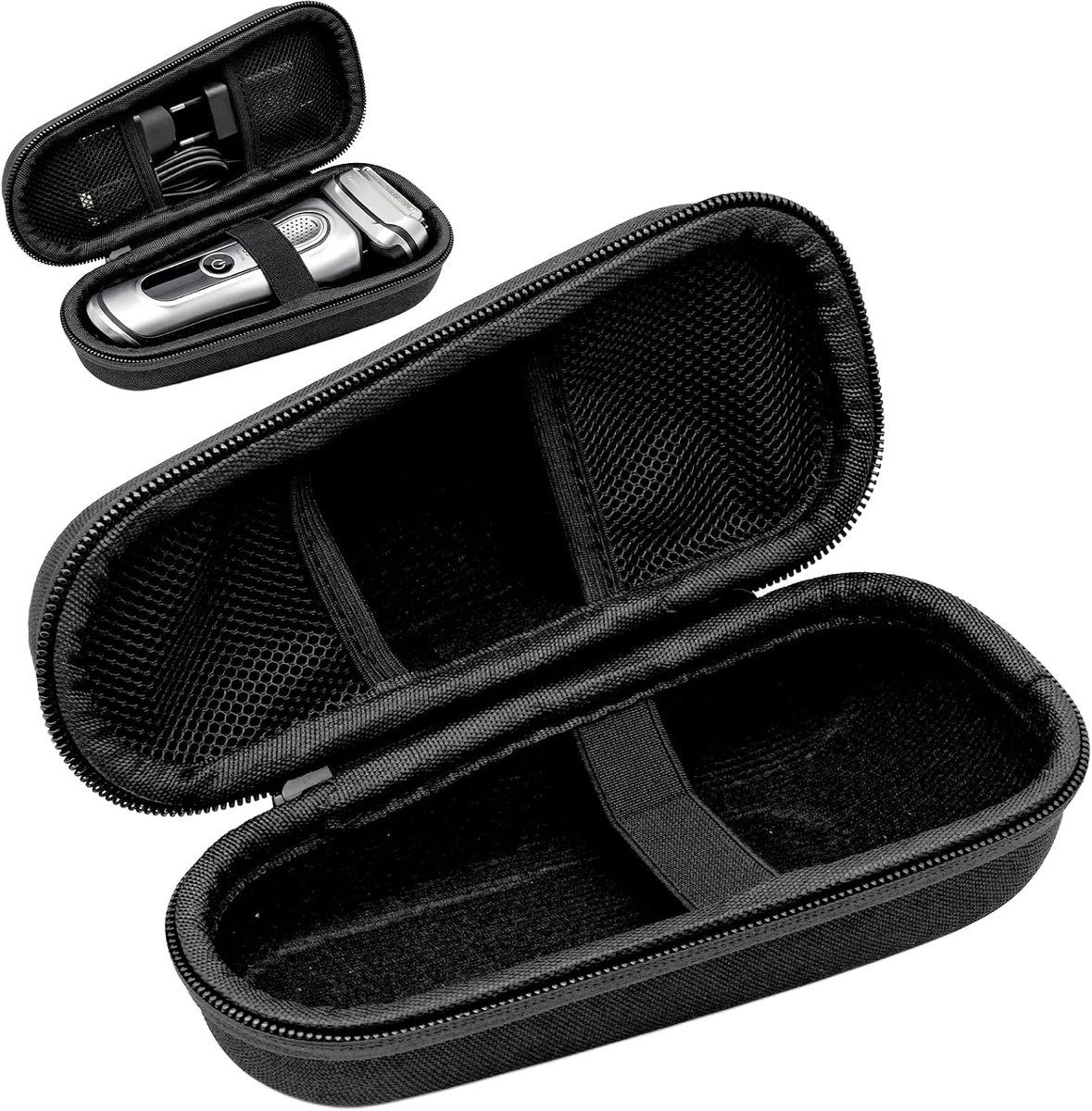 Tas voor Beschermhoes voor Braun scheerapparaten, reisetui voor Braun Series 3, 5, 7 en 9 elektrische scheerapparaten, harde schaal, compacte reisetui