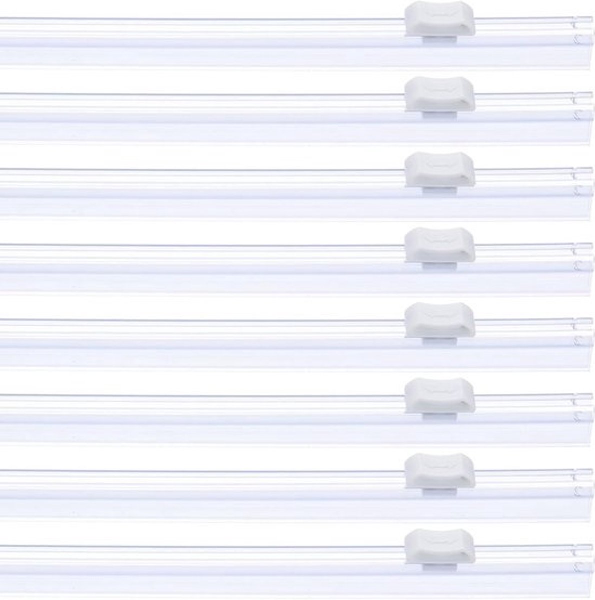 Folie Snijder - Keuken Organizer - Voedsel Verpakken - Dubbelzijdig Snijden - 43 cm Lang - Wit