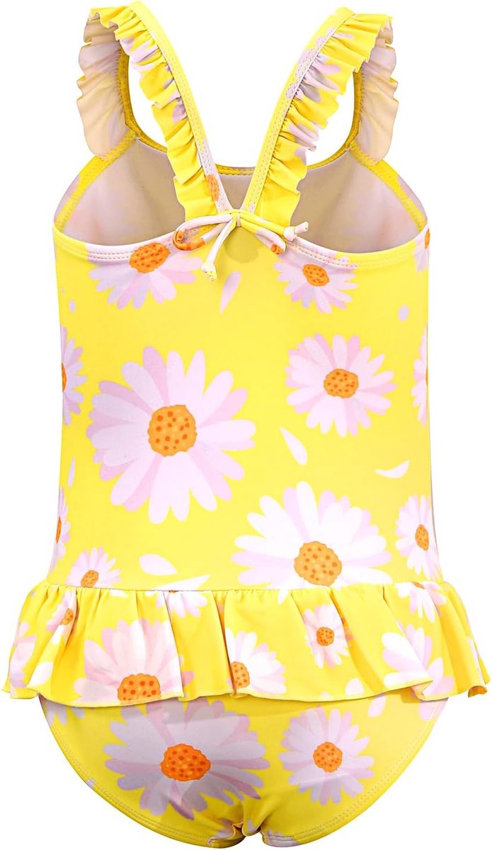 Zwemkleding voor Meisjes Eendelig Badpak Peuter Schattige Ruches Zwemkleding Sneldrogende Zomervakantie Bikini voor Kinderen 2~7 jaar